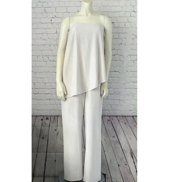 HALSTON Heritage White Jumpsuit Romper - Holidays / Special occasions - Picture 2 of 8
